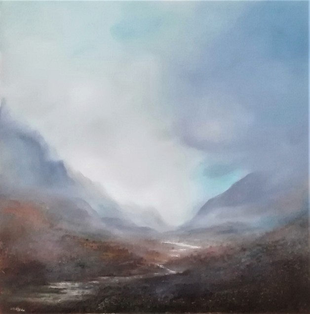 'River Snizort, Isle of Skye' by artist Peter Dworok